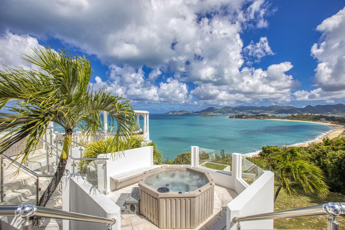 A louer villa 6 chambre Terres Basses Saint Martin_ Jacuzzi - 2